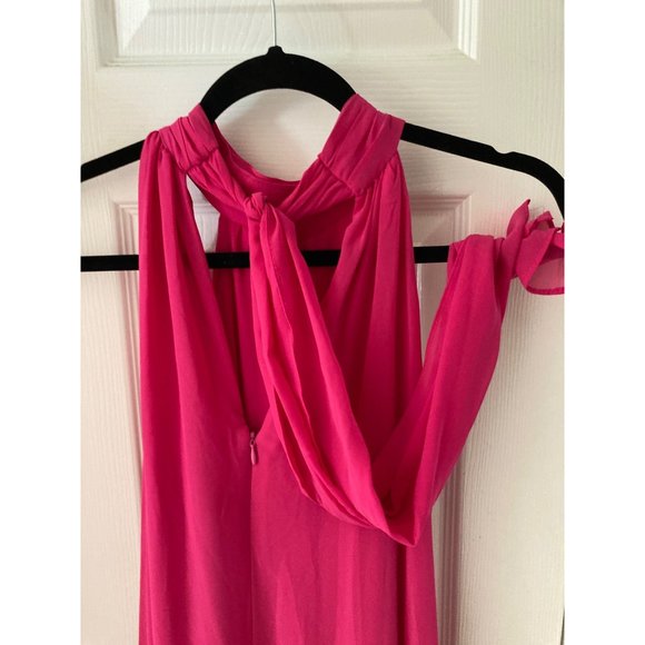 NWT VINCE CAMUTO HALTER JUMPSUIT POMEGRANATE PINK Varies - Picture 9 of 10